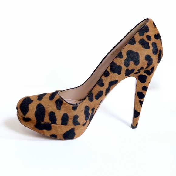 Prada Shoes - Prada Leopard Print Calf Hair Pumps